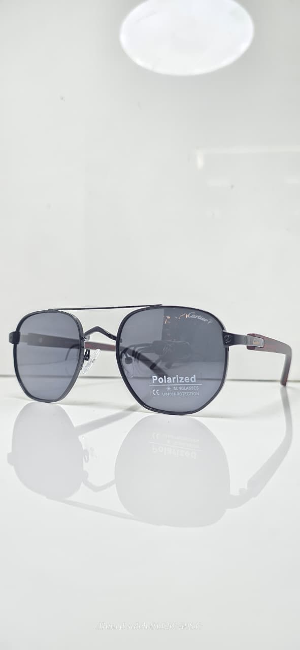 POLARIZEDCARTIER LUXURY METAL FRAME FOR MEN.