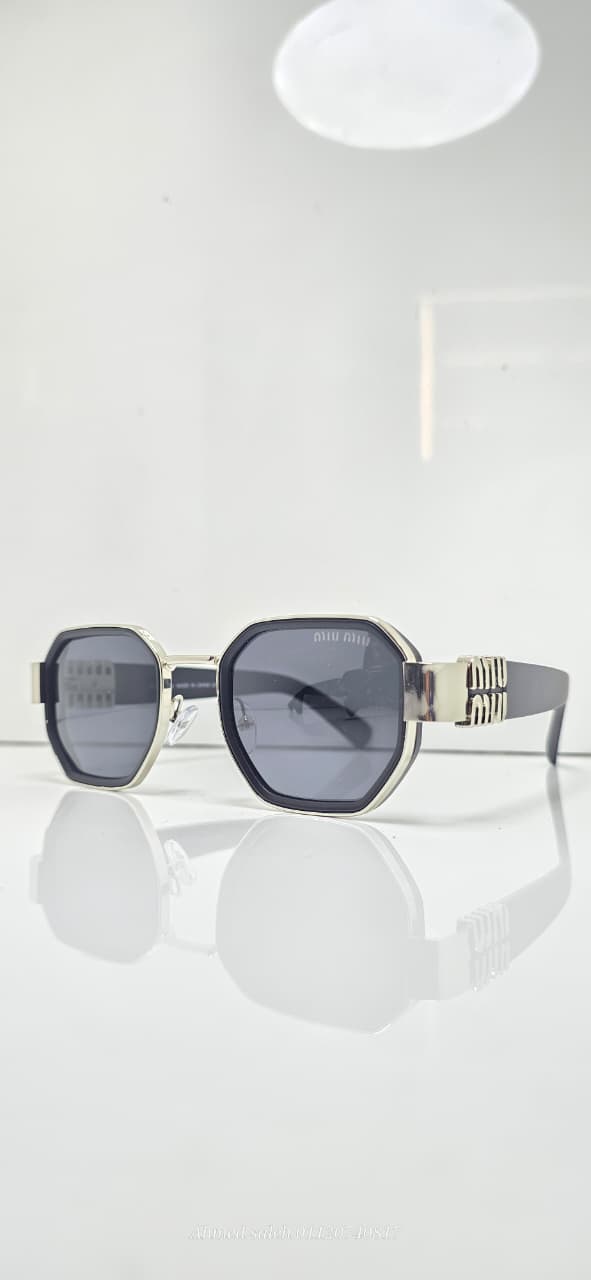 POLARIZED MIU-MIU LUXURY METAL FRAME FOR MEN.
