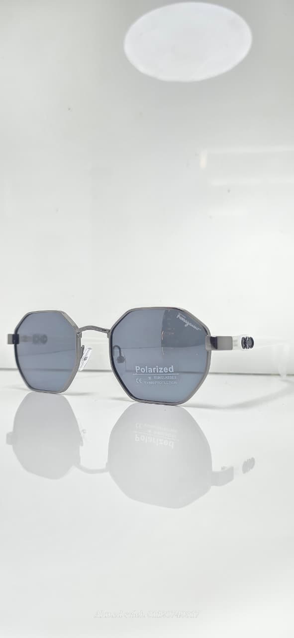 POLARIZED FERRAGAMO  LUXURY METAL FRAME FOR MEN.