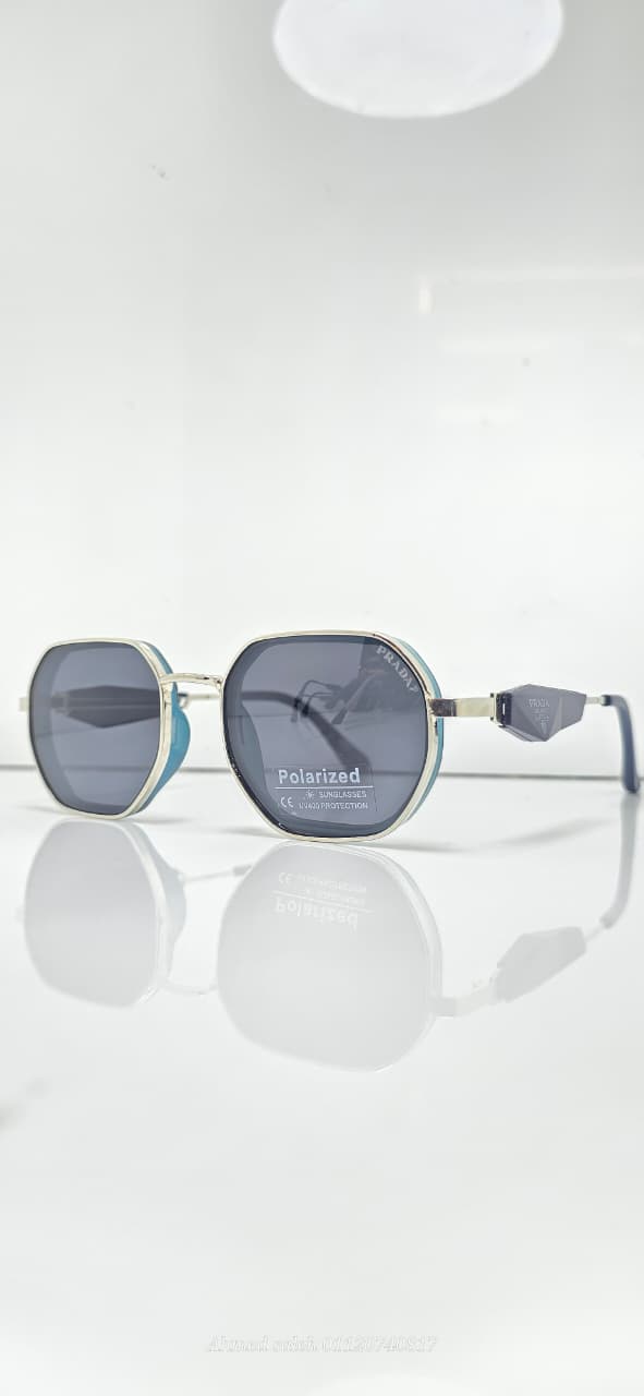 POLARIZED PRADA LUXURY METAL FRAME FOR MEN.