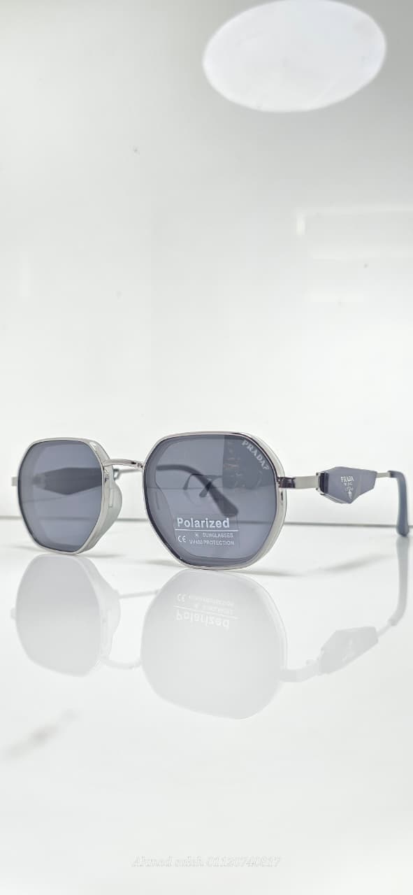 POLARIZED PRADA LUXURY METAL FRAME FOR MEN.