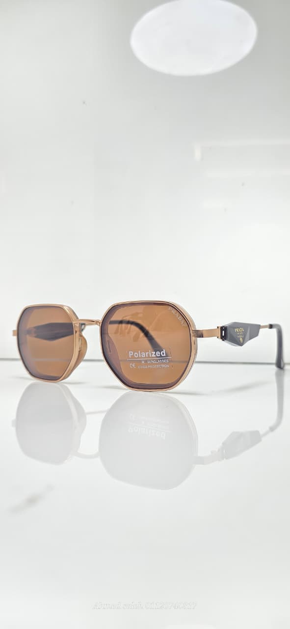 POLARIZED PRADA LUXURY METAL FRAME FOR MEN.