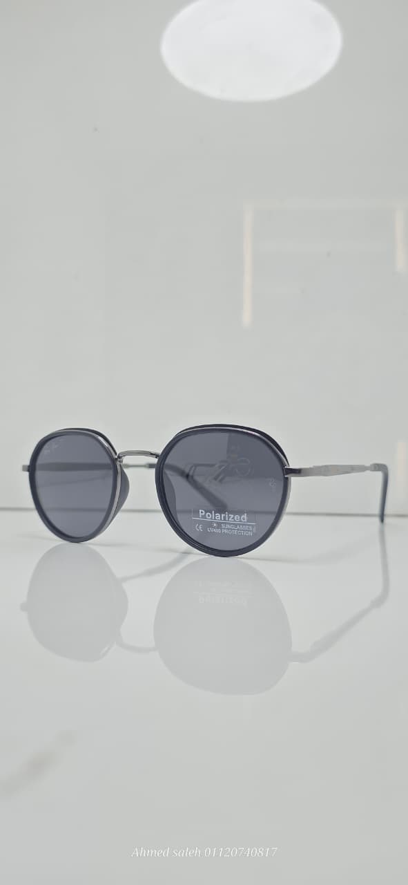 POLARIZED RAY-BAN LUXURY METAL FRAME FOR MEN.