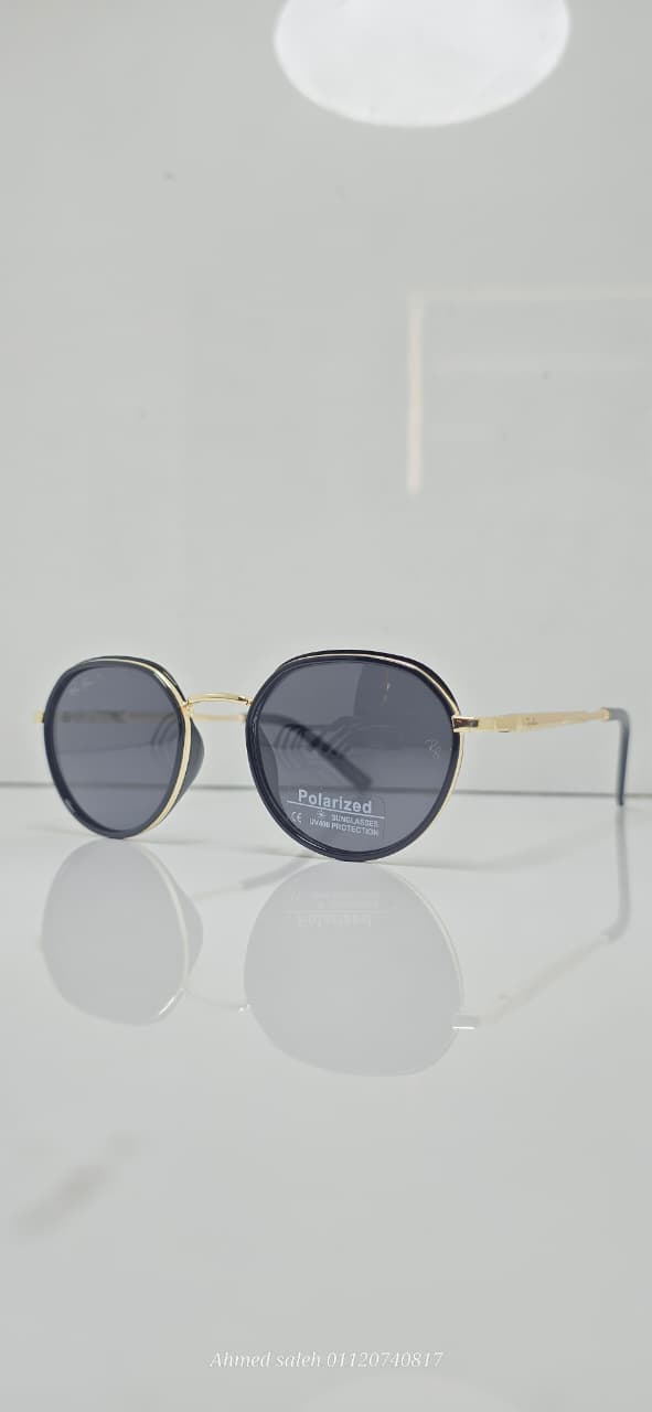POLARIZED RAY-BAN LUXURY METAL FRAME FOR MEN.