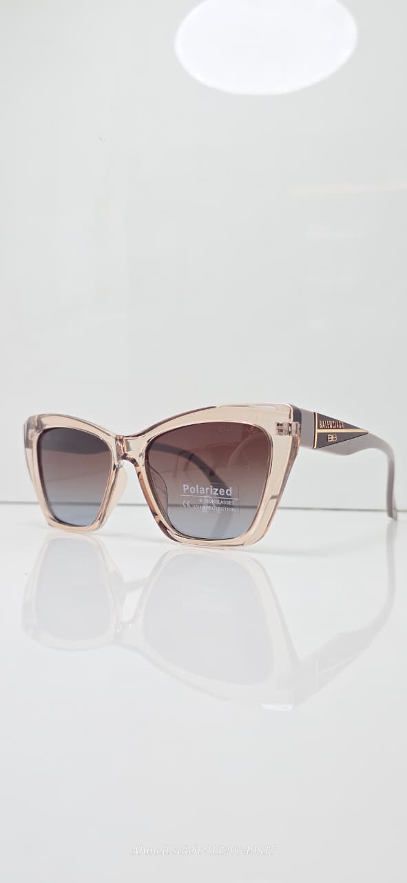 POLARIZED BALENCIAGA WOMEN MIRROR QUALITY SUNGLASSES.