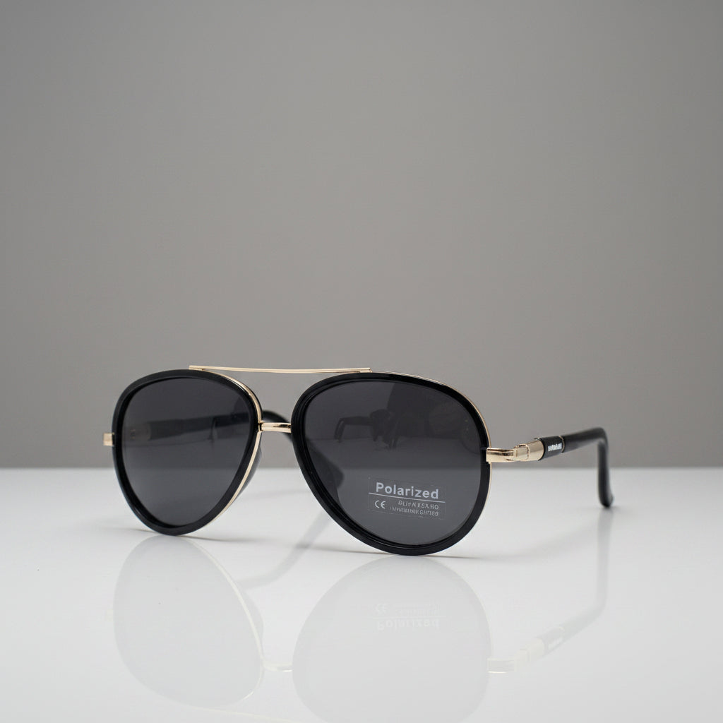 METAL POLARIZED MONT-BLANC SUNGLASSES