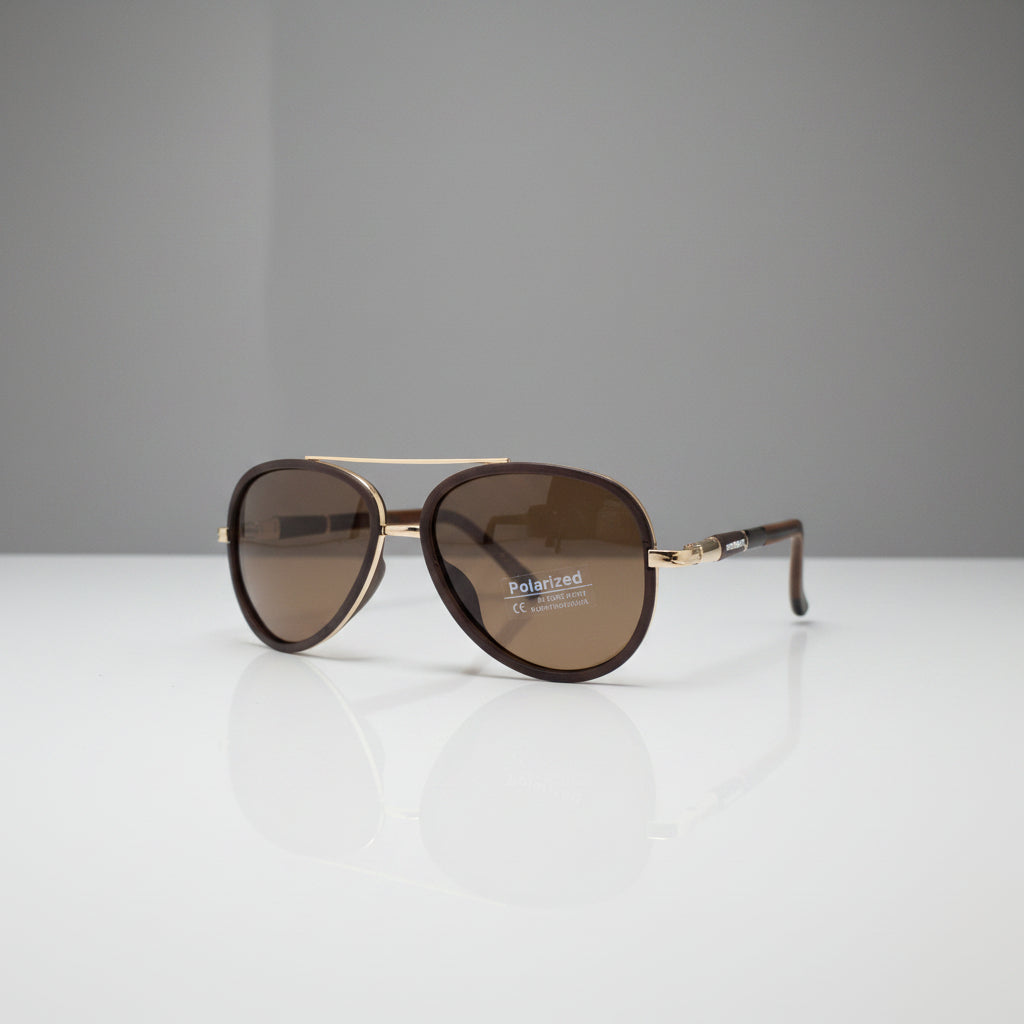 METAL POLARIZED MONT-BLANC SUNGLASSES