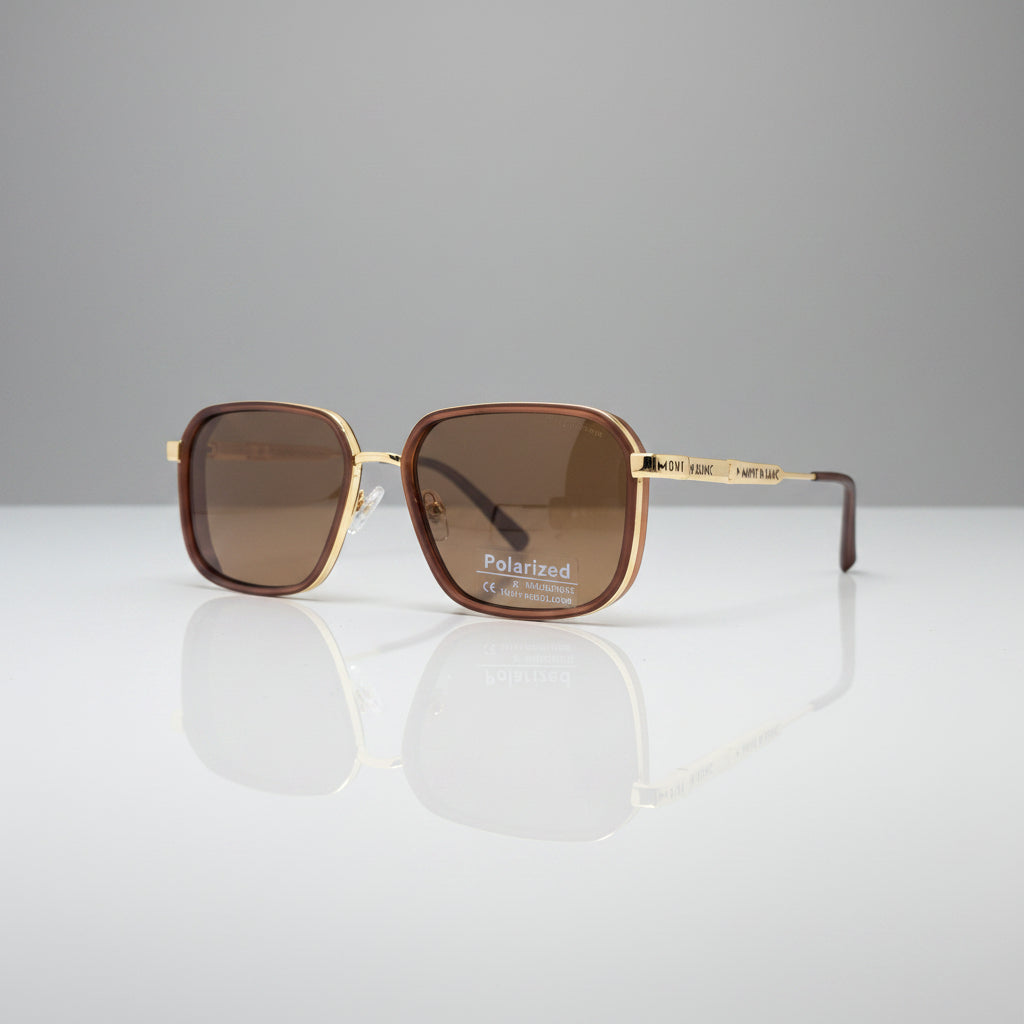 METAL POLARIZED MONT-BLANC SUNGLASSES