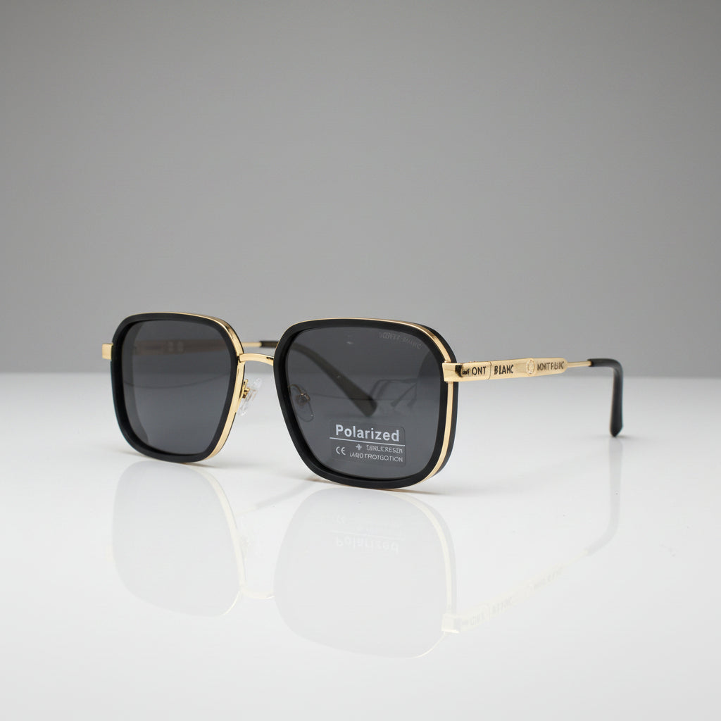 METAL POLARIZED MONT-BLANC SUNGLASSES