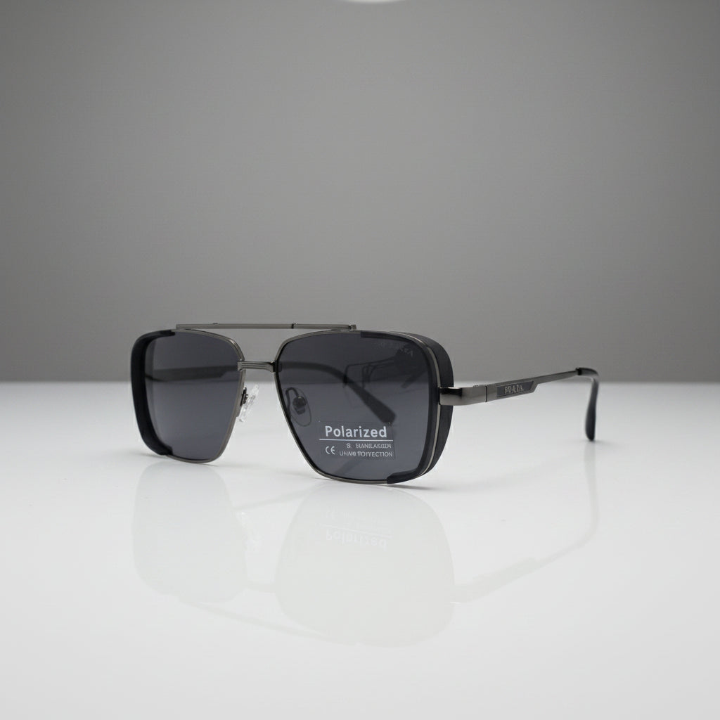 METAL POLARIZED PRADA SUNGLASSES