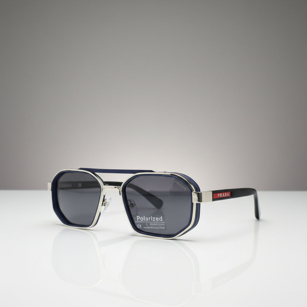 METAL POLARIZED PRADA SUNGLASSES