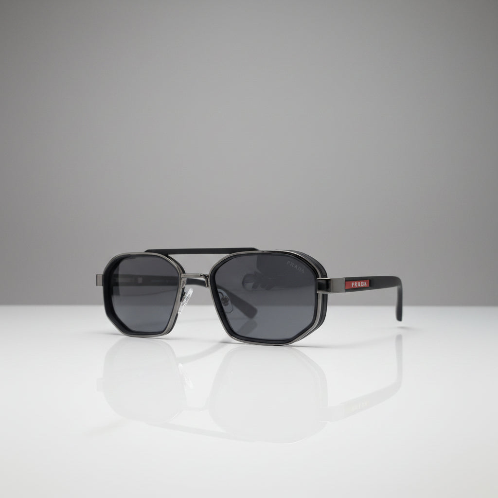 METAL POLARIZED PRADA SUNGLASSES