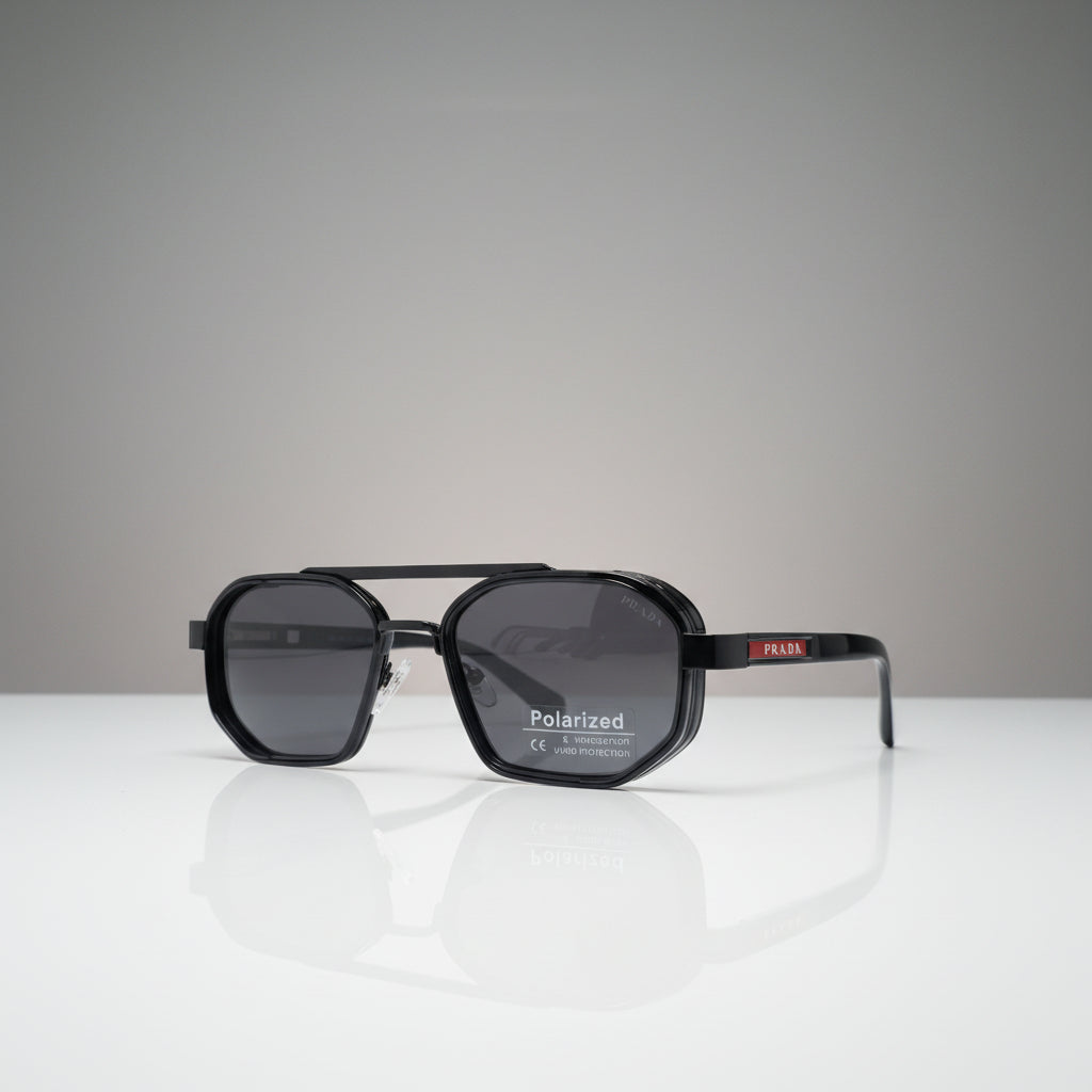 METAL POLARIZED PRADA SUNGLASSES