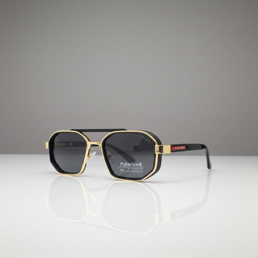 METAL POLARIZED PRADA SUNGLASSES