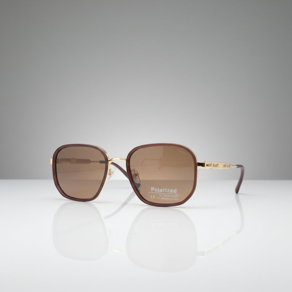 METAL POLARIZED MONT-BLANC SUNGLASSES