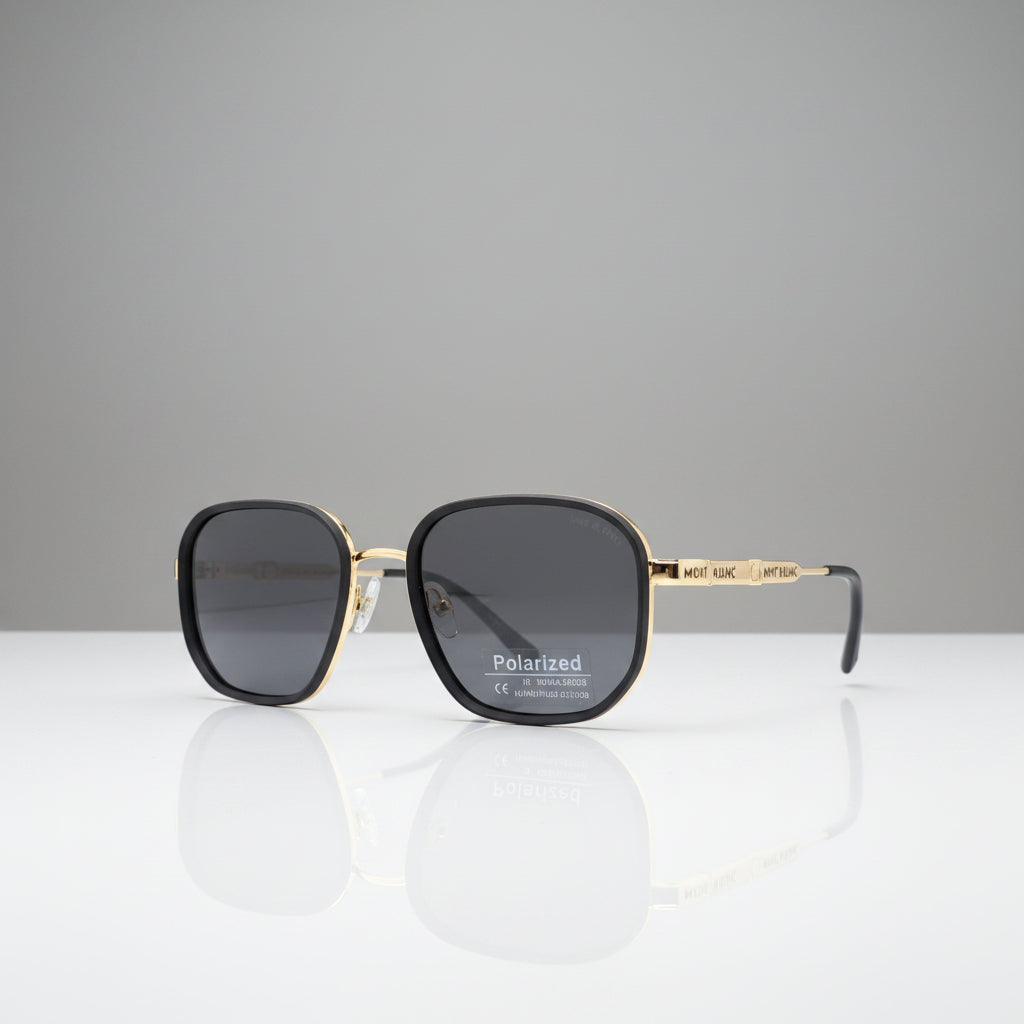 METAL POLARIZED MONT-BLANC SUNGLASSES