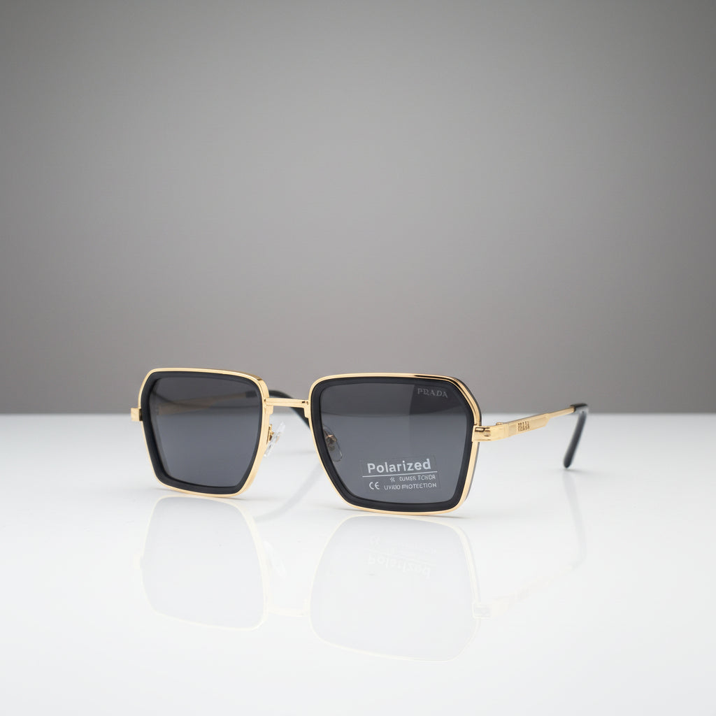 METAL POLARIZED PRADA SUNGLASSES