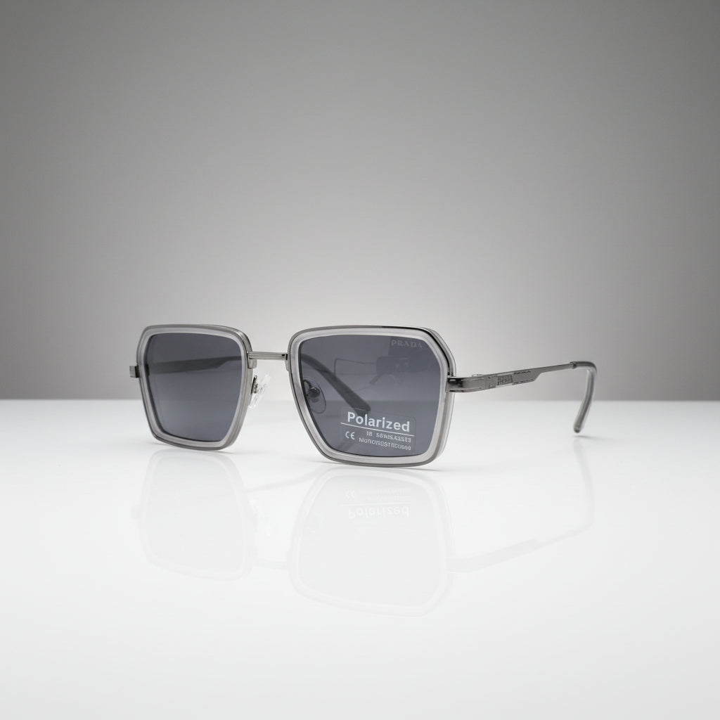 METAL POLARIZED PRADA SUNGLASSES