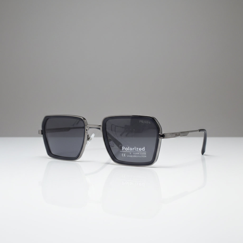 METAL POLARIZED PRADA SUNGLASSES