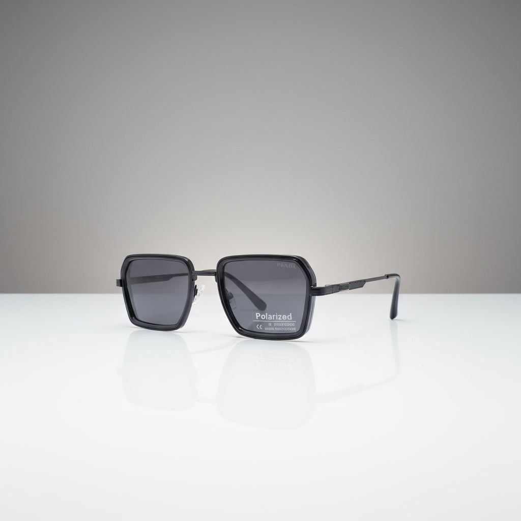 METAL POLARIZED PRADA SUNGLASSES