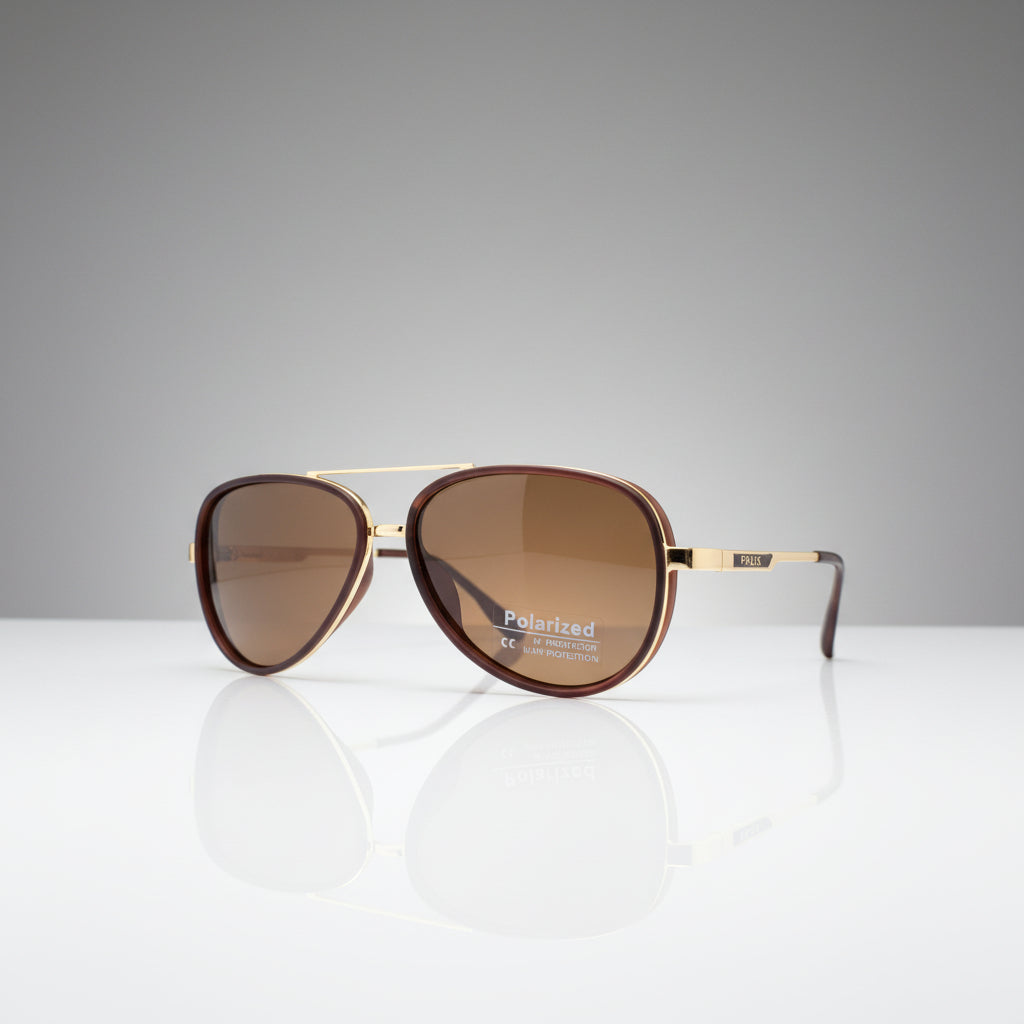 METAL POLARIZED PRADA SUNGLASSES