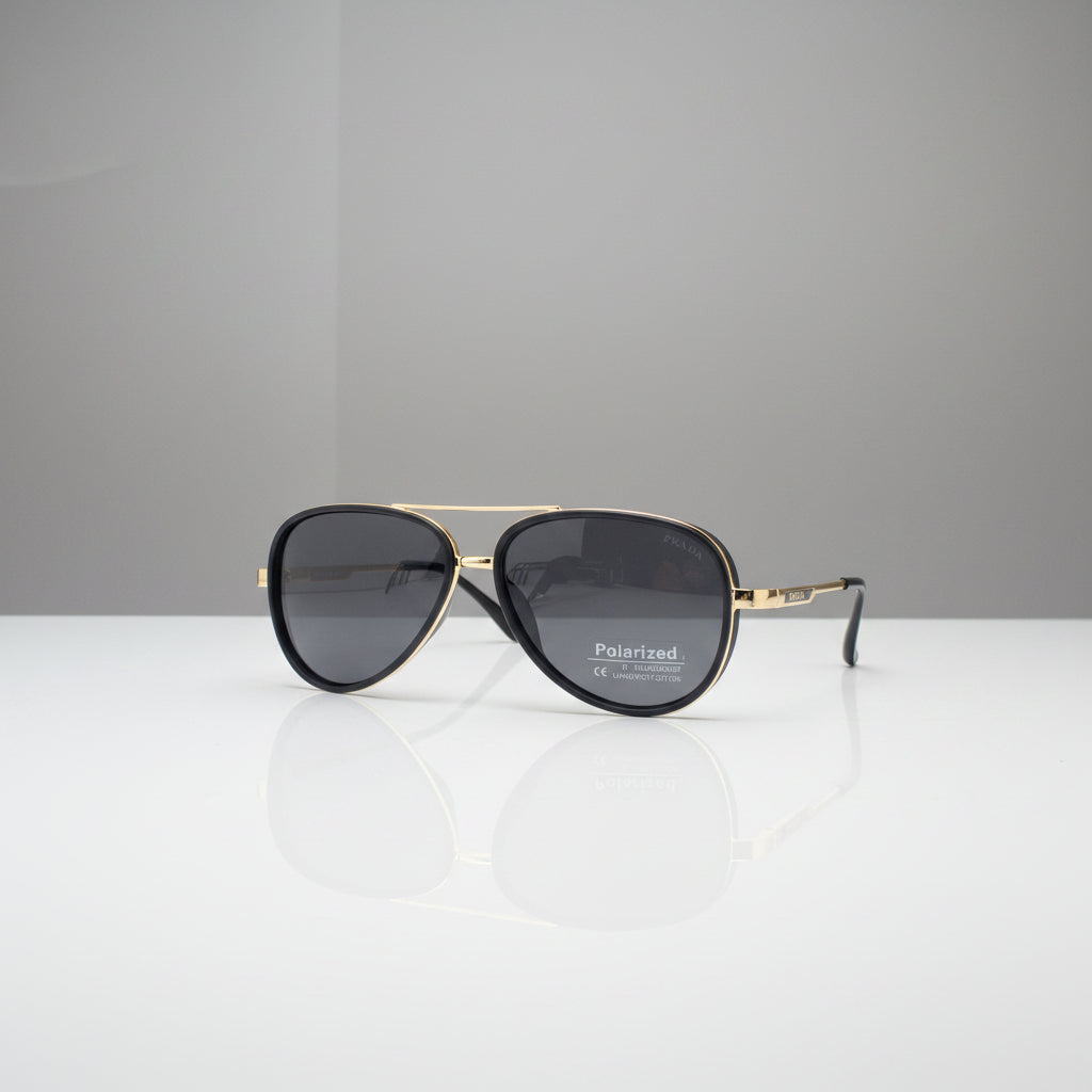METAL POLARIZED PRADA SUNGLASSES