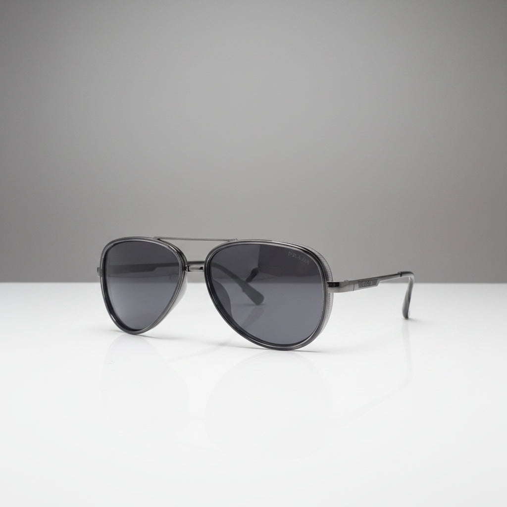 METAL POLARIZED PRADA SUNGLASSES