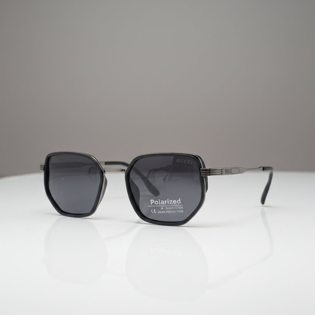 METAL POLARIZED GUCCI SUNGLASSES
