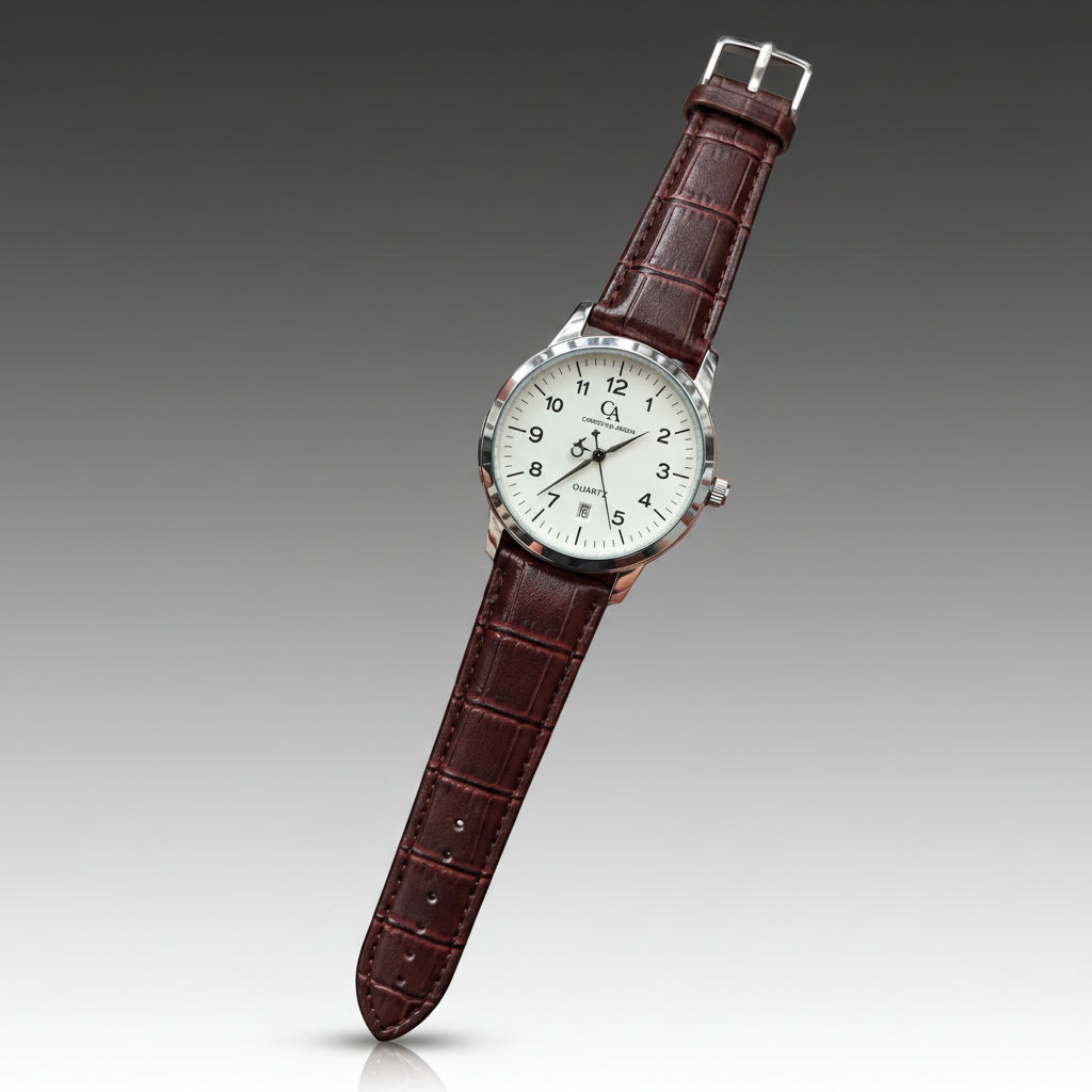 CHRISTIAN ADEN LEATHER MEN WATCH