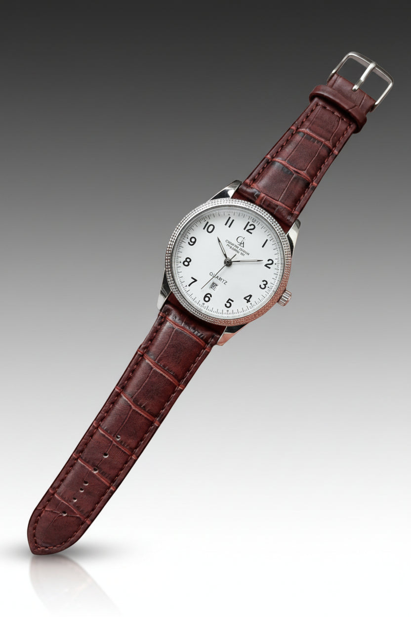 CHRISTIAN ADEN LEATHER MEN WATCH