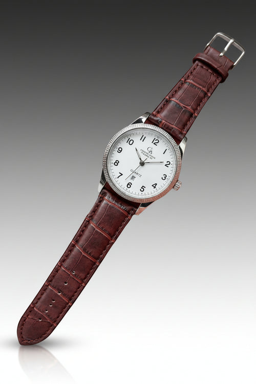 CHRISTIAN ADEN LEATHER MEN WATCH