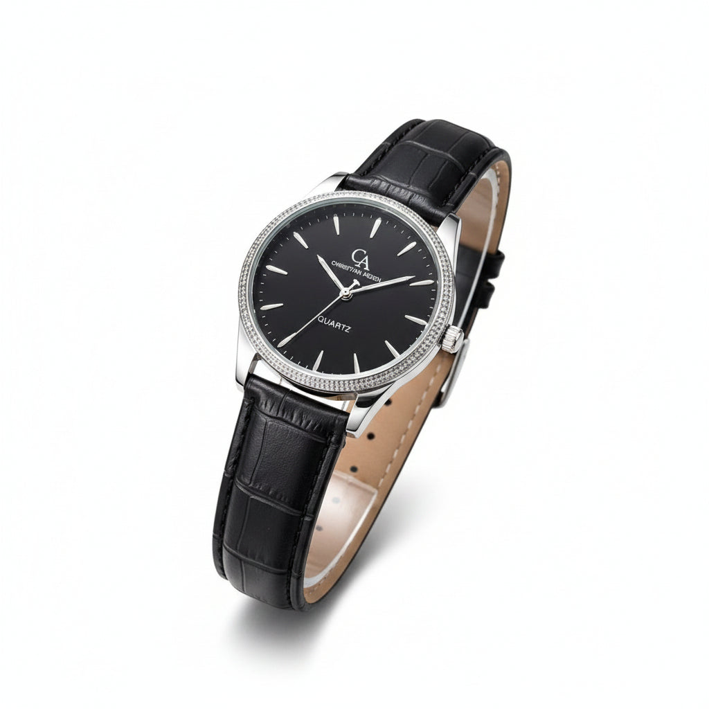CHRISTIAN ADEN LEATHER MEN WATCH