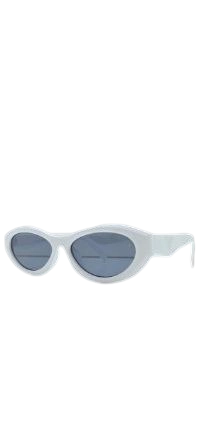 ITALIAN Prada PR 17WS Oval Symbole Sunglasses