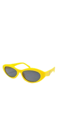 ITALIAN Prada PR 17WS Oval Symbole Sunglasses