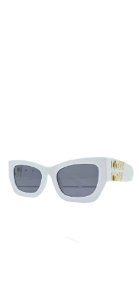 Italian-Made Miu-Miu Statement Sunglasses.