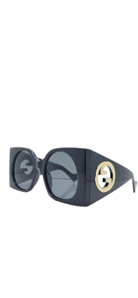 ITALIAN GUCCI Oversized Geometric Sunglasses