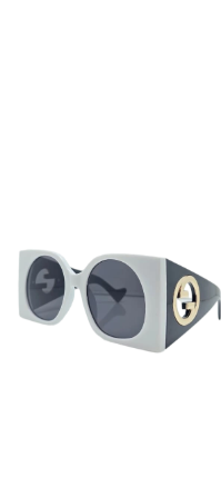 ITALIAN GUCCI Oversized Geometric Sunglasses