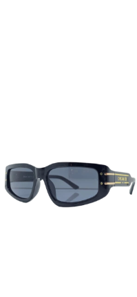 Italian-Made Christian Dior Rectangular Sport Sunglasses