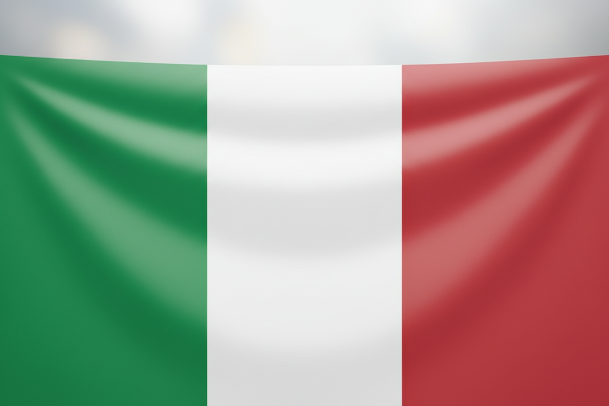 MAKE THE BACKGROUND AS ITALY FLAG